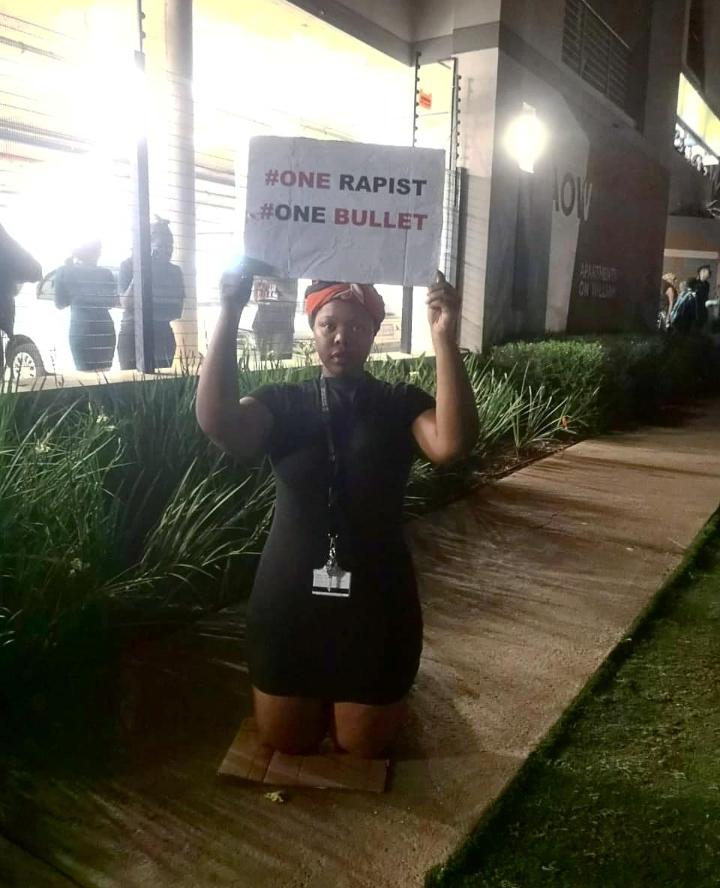 Students continue to protest around Hatfield