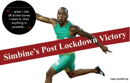 Simbine’s Post Lockdown Victory
